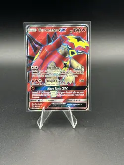 Pokemon TCG Turtonator GX Guardians Rising Holo Full Art Ultra Rare Card 131/145 - Image 1
