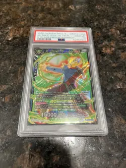 SS Trunks God Sealing Technique SR Foil Dragon Ball Super Card Game | PSA 10 - Image 4