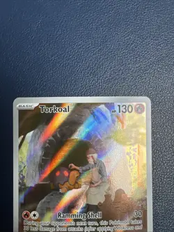 Torkoal 172/167 Illustration Rare Twilight Masquerade TCG Pokemon Card NM - Image 3