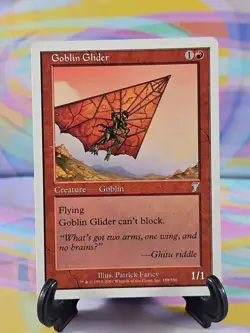 Magic the Gathering MTG Seventh Edition 2001 Card | Goblin Glider 189/350 - Image 1