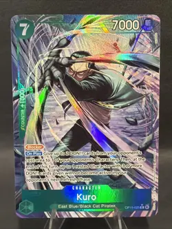 Kuro (Alternate Art) OP15-025 One Piece: Adventure on Kami's Island Foil NM - Image 1