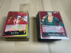 One Piece TCG Rorona Zoro Red Competitive Deck + Belo Betty Red/Yellow Vintage - Image 5