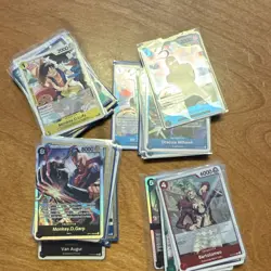 Bandai One Piece Card Game Mixed Card Lot Foil 50 Rare SR - Image 1