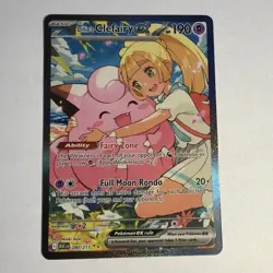 Pokemon Ascended Heroes Lillie’s Clefairy Ex SIR 280/217 PERFECT CONDITION CARD - Image 1