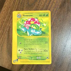 Pokemon Venusaur 067/165 Expedition Base Set Rare Regular 100 HP English Card - Image 1