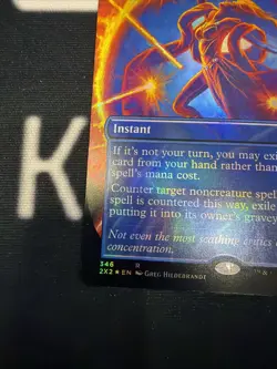 MTG: Force of Negation Borderless FOIL Card Double Masters 2022 - 346 2x2 NM x1 - Image 5