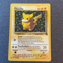 Pokemon Cards: Wizards Black Star Promo: Pikachu 1 - Image 1