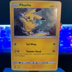 Pikachu SM98 Black Star Holo Promo Card Sun and Moon Nm - Image 1