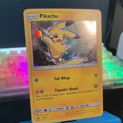 Pikachu SM98 Black Star Holo Promo Card Sun and Moon Nm - Image 2