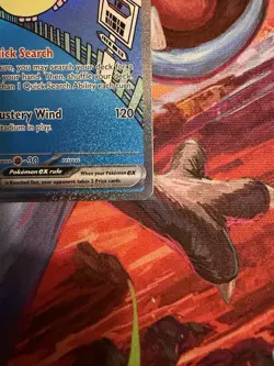 Pidgeot ex 225/197 Special Illustration Rare Obsidian Flames Pokemon Card NM - Image 4