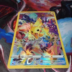 Pikachu (Secret) 160/159 Crown Zenith Full Art Holo Pokemon Card - Image 4