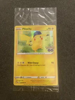 Pokemon/Pokemon GO Prerelease Pikachu Holo Foil Promo Card #028/078 Sealed - Image 1