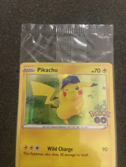 Pokemon/Pokemon GO Prerelease Pikachu Holo Foil Promo Card #028/078 Sealed - Image 2