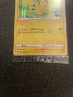 Pokemon/Pokemon GO Prerelease Pikachu Holo Foil Promo Card #028/078 Sealed - Image 3