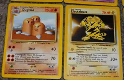 POKEMON CARDS BASE SET NON-HOLO LOT of 65 of 86 CARDS 1999 - Image 2