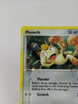 Pokemon Meowth 013 Nintendo Promo Holo 50 HP 2003 English TCG Card - Image 3