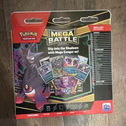 Pokemon Mega Battle Deck Mega Gengar ex 60 Cards Foil Deck Box Playmat Coin - Image 2