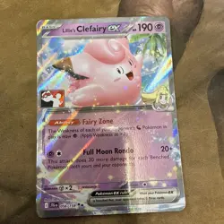 Lillie's Clefairy ex 056/159 Play! Stamp Promo Prize Pack Series 7 Card NM 🌸 - Image 1