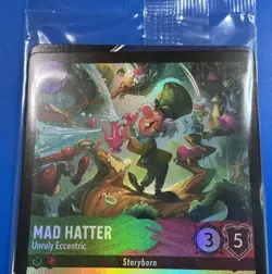 Disney Lorcana Card D23 Gold Member Promo Pack Mad Hatter 2026 Unruly Eccentric - Image 1