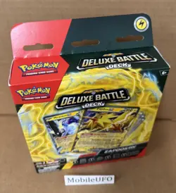 Pokemon Deluxe Battle Deck Zapdos ex Foil w/60 Card Deck Coin Box Set Sealed - Image 2