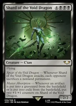 NM-Mint, English MTG Regular Shard of the Void Dragon Warhammer 40,000 Singles M - Image 1