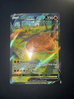 Pokemon TCG Charizard v SWSH260 Sword & Shield Promo Card NM Condition - Image 2
