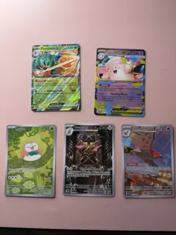 Pokemon TCG 5 Card Lot - Perfect Order IR’s - Rowlet, Doublade, & Talonflame - Image 1