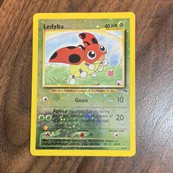 Pokemon Ledyba 07/18 Southern Islands Reverse Holo Promo 40 HP English Card - Image 1
