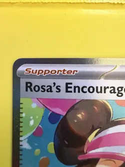Pokemon Rosa's Encouragement Full Art Trainer-Supporter Holo Card 125/088 - Image 2