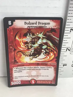 Bolzard Dragon Holo Foil Duel Masters Trading Card Game 2004 35/55 - Image 1