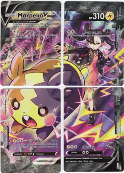 Morpeko V-Union (-290) (Set of 4) SWSH290 SWSH: Sword & Shield Promo Cards Holo - Image 1