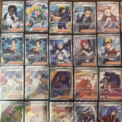 Pokemon TCG Lot of 40 Full Art Trainer Cards Near Mint Condition Fast Shipping! - Image 2