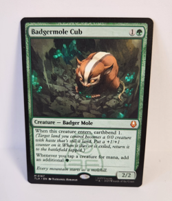MTG Avatar The Last Airbender Badgermole Cub Creature Card NM Pack Fresh 2025 - Image 1