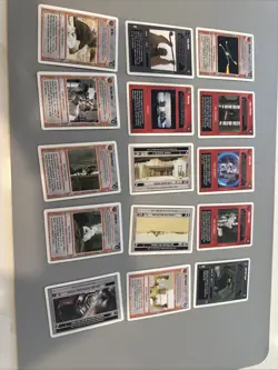 Star Wars CCG Cards Lot 60 cards Multiple Sets As Shown - All White Border - Image 1