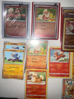 Growlithe & Arcanine 16x Pokemon Card Lot - Holo+Reverse+Regular - NM - Image 2