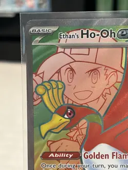 Pokemon SV10: Destined Rivals Card 209/182 Ethan's Ho-Oh ex Illustration Rare - Image 4