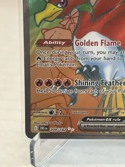Pokemon SV10: Destined Rivals Card 209/182 Ethan's Ho-Oh ex Illustration Rare - Image 5
