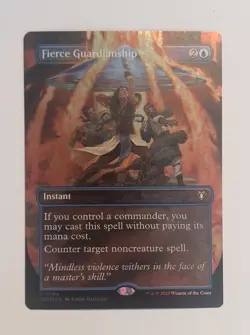 MTG Fierce Guardianship (Borderless) Commander Masters Foil LP - Image 1