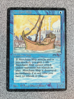 Arabian Nights MERCHANT SHIP mtg 1993 played see pics I combine shipping - Image 1