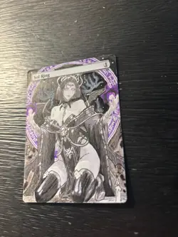 Sol Ring Dark Witch Hand Painted Altered Art Magic Gathering MTG Anime Demon - Image 3