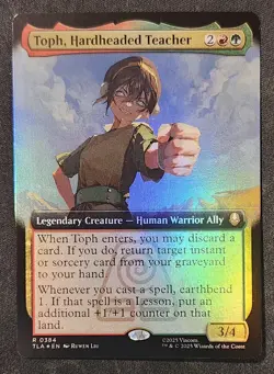 Toph, Hardheaded Teacher [Extended Art] #384 MTG Avatar: The Last Airbender - NM - Image 1