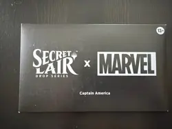 Magic the Gathering Secret Lair x Marvel Captain America Sealed Non-Foil Edition - Image 1