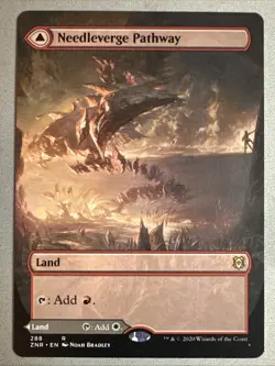 MTG / Needleverge Pathway / ZNR / #288 / Regular (Borderless) / Rare / NM - Image 1