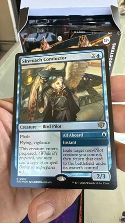 FOIL Skycoach Conductor/All Aboard #67 Secrets of Strixhaven Magic The Gathering - Image 1
