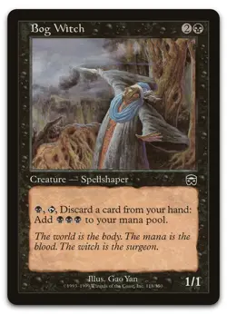 Bog Witch #118 (NM) Mercadian Masques MMQ Magic MTG - Image 1
