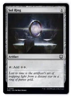 Sol Ring NM* Modern Horizons 3 Commander ENGLISH 0305 mtg -UnltdCards - Image 1