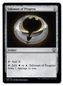 Talisman Of Progress NM* Modern Horizons 3 Commander ENGLISH 0313 -UnltdCards - Image 1