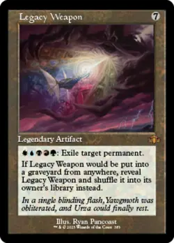 NM-Mint, English MTG Foil Legacy Weapon - Foil - Retro Frame Dominaria Remastere - Image 1