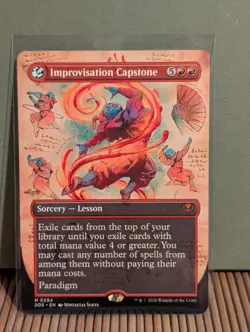 MTG Secrets Of Strixhaven: Improvisation Capstone (Boarderless), NM In Hand! - Image 1