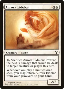 Aurora Eidolon 3x FOIL DIS MTG Dissension Common MINT white - Image 1